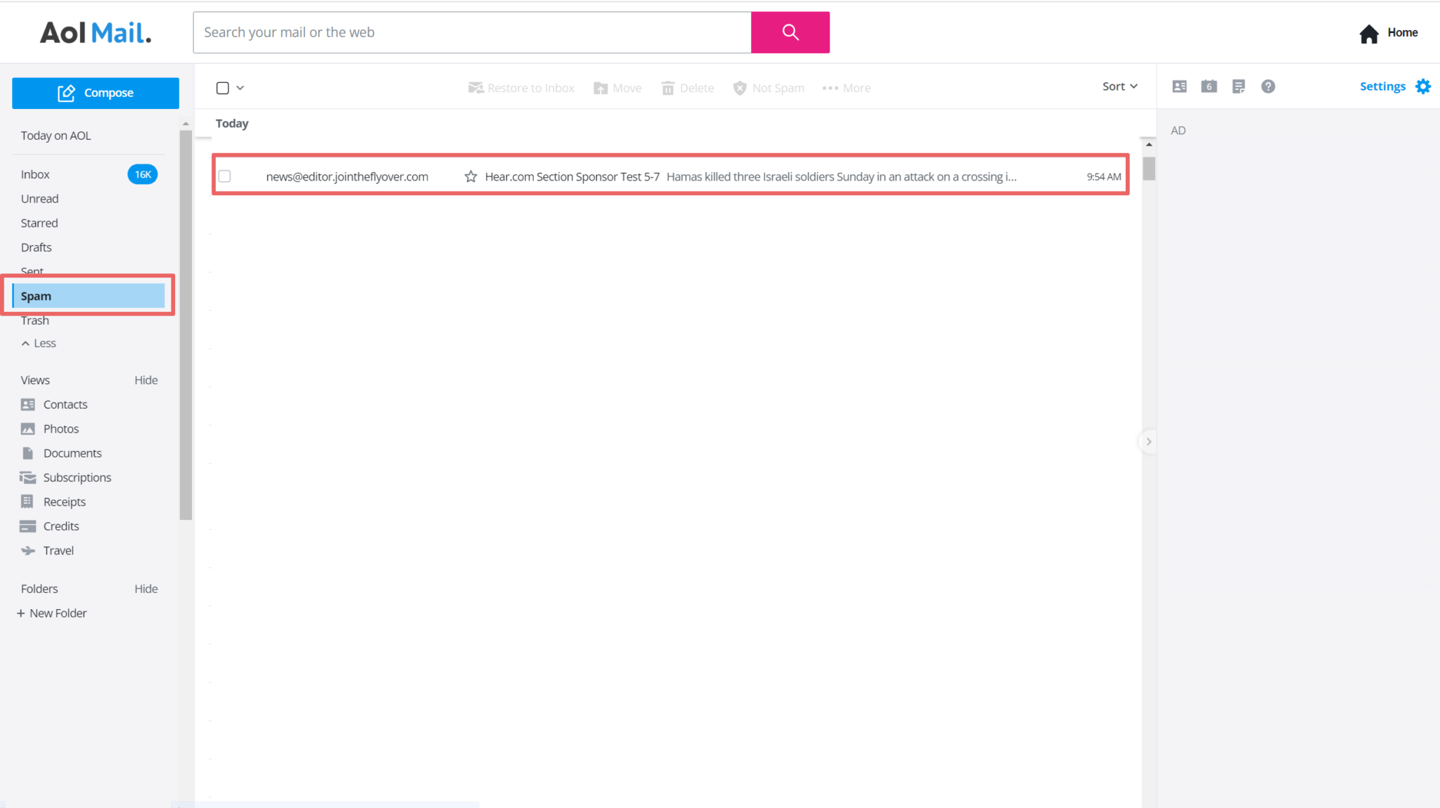AOL Mail Whitelisting Guide Join The Flyover